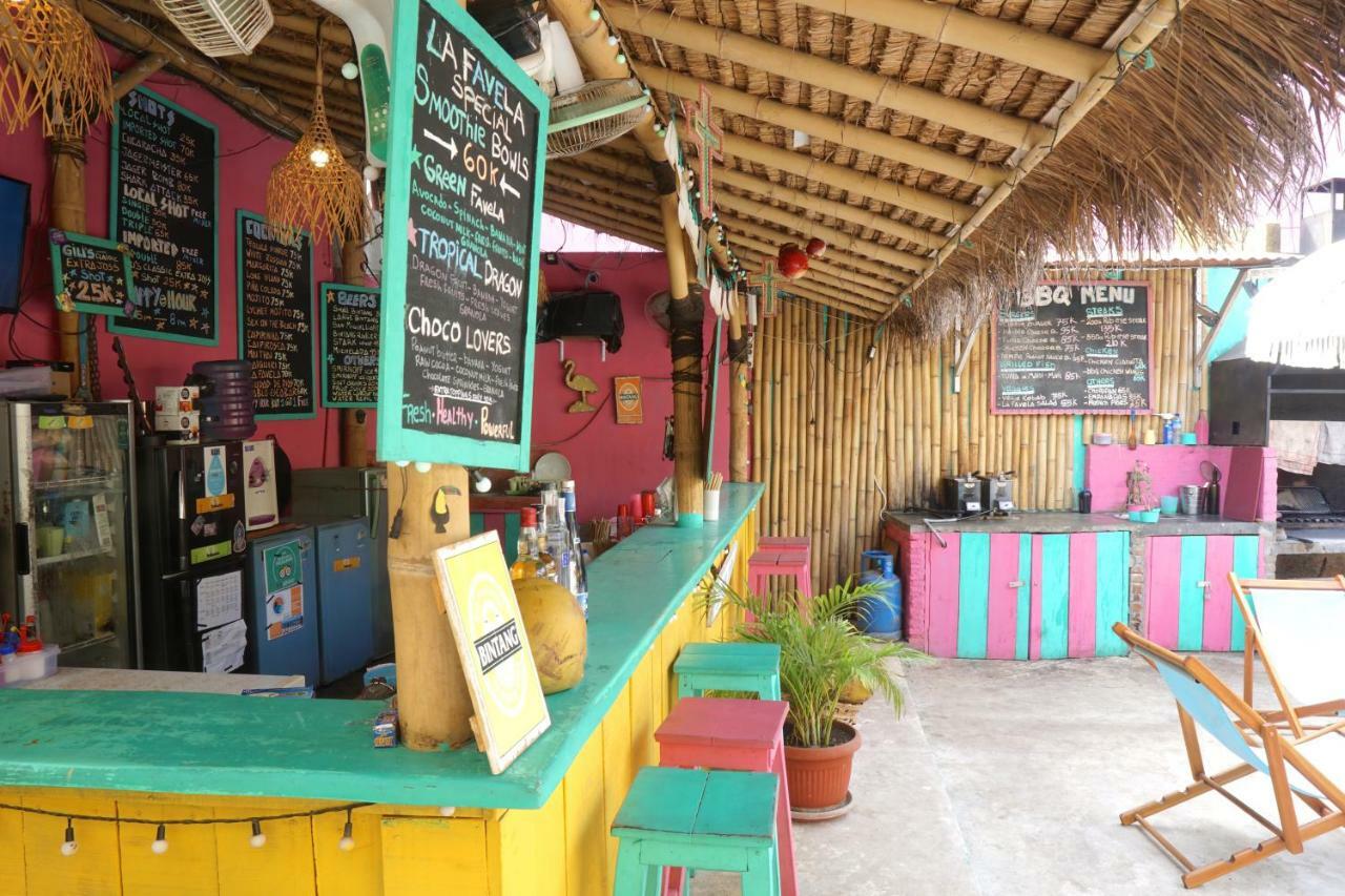 La Favela Vandrarhem Gili Trawangan Exteriör bild